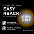 DenTek Complete Clean Easy Reach Floss Picks, Advanced Fluoride Coating, Mouthwash Blast Flavor, 75 ct. (Pack of 4)...