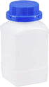 uxcell Plastic Lab Chemical Reagent Bottle 750ml/25.4oz Wide Mouth Sample Sealing Liquid Storage Container Translucent...