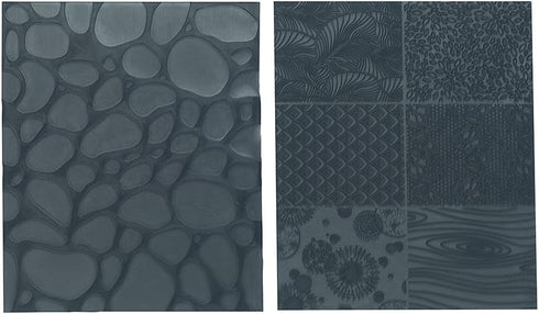 Sculpey Tools Nature Texture Sheet Set, reusable 2 piece set, Great for all types of DIY crafts, polymer clay, jewelry making and mixed media, gre...