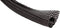 Braided Sleeving, 0.500" In., 10 Ft., Black...