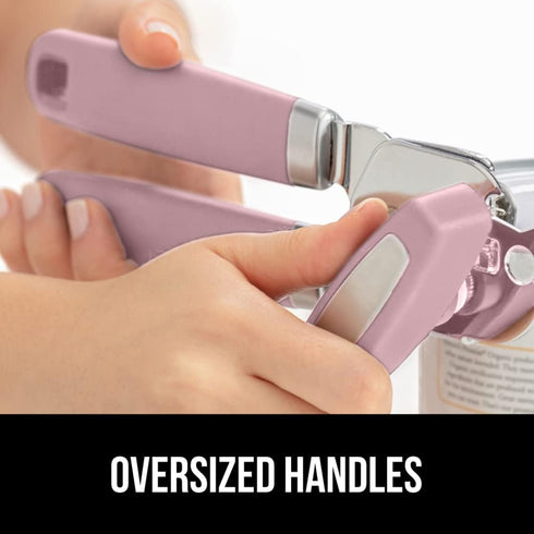 The Original Gorilla Grip Heavy Duty Stainless Steel Smooth Edge Manual Hand Held Can Opener With Soft Touch Handle, Rust Proof Oversized Handheld...