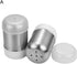 Stainless Steel Sugar Shakers Spice Salt Pepper Organizer Container Dust-proof Stainless Steel Salt Shakers...