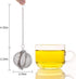 2Pcs Stainless Steel Tea Ball, 2.04 Inch Mesh Tea Infuser Strainers, Premium Tea Filter Tea Interval Diffuser for Loose Leaf Tea and Seasoning Spi...