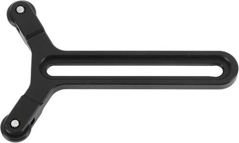 Y Bracket with Double Wheels, Quick Release Lens Support Bracket with a 1/4in Slide Screw Adjustable Lens Support System for DJI Ronin S SC...