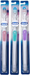 Oral-B Gum Care Extra Soft Toothbrush for Sensitive Teeth and Gums, Compact Small Head, (Colors Vary) - Pack of 3...