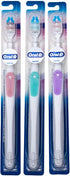 Oral-B Gum Care Extra Soft Toothbrush for Sensitive Teeth and Gums, Compact Small Head, (Colors Vary) - Pack of 3...