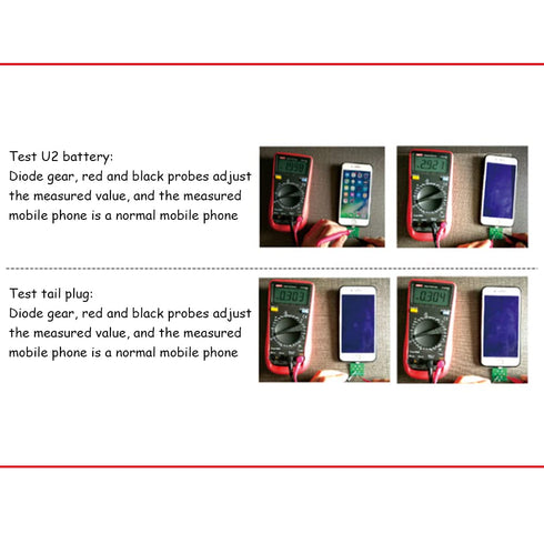 3Pcs/Set Mobile Phone Battery Power Charging Dock Flex Tester Repair Tool for Android Type C Testing Tool Set...