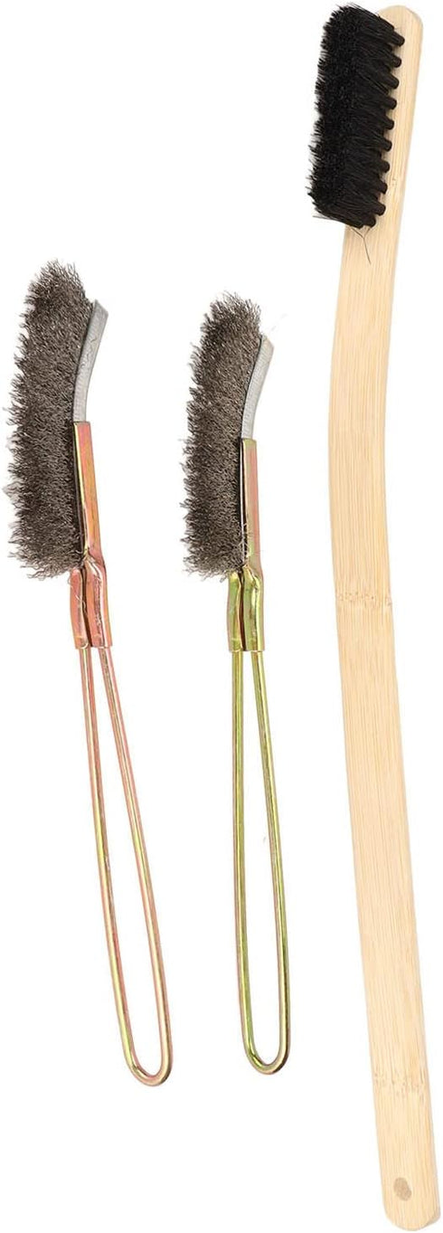 Pssopp 3Pcs Bird Cage Brush, Handle Long Brush Pet Cage Brush Accessories for Pet Bird Small Animal...