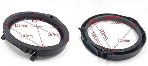 TEAMWILL 2 Pairs Car Speaker Adapter Board+Wiring Harness Connector for Honda-Civic 6.5"...