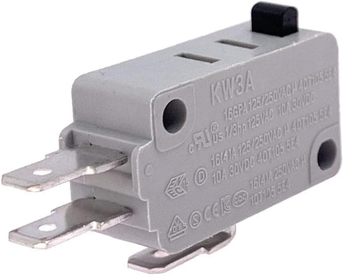 KW3A Microwave Oven Door Switch 16A 125/250V(2 Normally Open+ 1 NONC)...