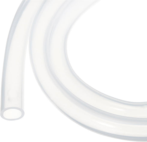 10ft 10mm(3/8") ID x 13mm(1/2") OD Silicone Tubing Clear Industrial Plastic Tubing Pure Silicone Hoses for Pump Siphoning Draining Irrigation Brew...