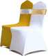 Eternal Beauty Set of 10 Sequin Chair Bows Sashes Gold Chair Sashes for Wedding Party Decorations...