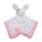 lulujo Lovey Blankets| Unisex Security Blanket & Toy| Softest Breathable Cotton Muslin| 15"x15"| Pink Bunny...
