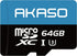 AKASO 64GB microSDXC U3 Memory Card - Up to 100MB/s, UHS-I C10, U3, Full HD, 4K UHD, MicroSD Card...