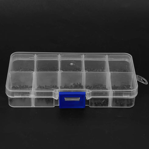 Carbon Steel Flat Head Machine, Screw Bolt Assortment Sets Nails, Screws Fasteners Screw Hardware Tool Cross Black Carbon Steel Electronics Indust...