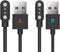 Universal Smart Watch Charger Magnetic, da fit Smartwatch Accessories 2 Pin Magnetic Replacement Charger Compatible Cable Contact pin spacing 2.54...