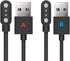 Universal Smart Watch Charger Magnetic, da fit Smartwatch Accessories 2 Pin Magnetic Replacement Charger Compatible Cable Contact pin spacing 2.54...