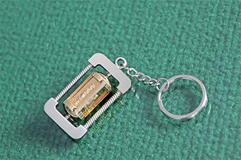 Paxcoo 100Pcs Keychain Rings with Chain and 100 Pcs Screw Eye Pins Bulk for Crafts...