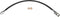 Dorman H381164 Rear Center Brake Hydraulic Hose Compatible with Select Ford Models...