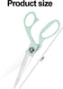 8" All Purpose Stainless Steel Scissors, Heavy Duty Ergonomic Comfort Grip Shears Sharp Green Scissors for Office Home Household (Green)...