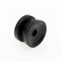 20Pcs Black Circular Ring Corner Post Electric Fence Insulator, Polyrope Insulator for Electric Fence Wire...