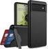 Teelevo Wallet Case for Google Pixel 6, Dual Layer Case with Card Slot Holder and Kickstand for Google Pixel 6 - Black...