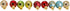 Kurt Adler C1899 Petite Treasures Multi Color Ball Christmas Ornament, Set Of 9...