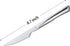 Silver Steak Knife Set, 6 Piece Stainless Steel Kitchen Knife Set & Kitchen Utility Knives, 8.7-inch Silver Serrated Steak Knives, Dinner Knives, ...