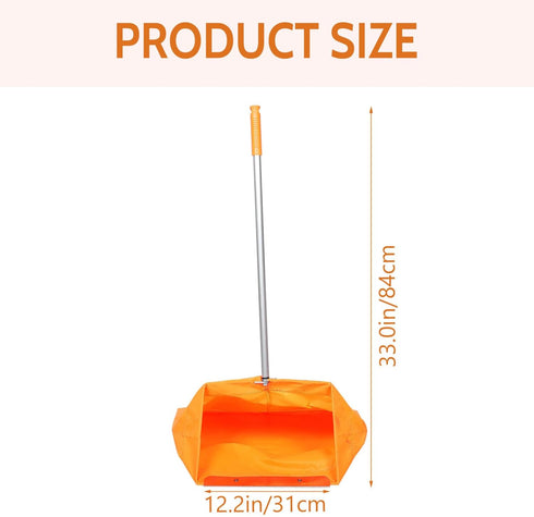 Cabilock Home Tools Outdoor Dustpan Windproof Upright Dustpan Garbage Holder Kitchen Cleaning Shovels Dustpans Picker Upper Grabber Trash Grabber ...
