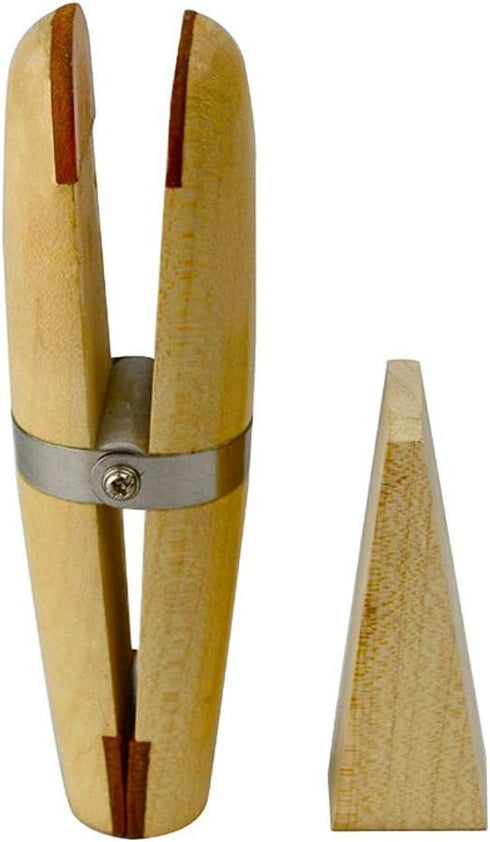 1 Piece Ring Clamp Holder Wooden Ring Clamp Jewelry Making Vise Wooden Jewelry Vise Tool Holder Stone Setting Polishing Jewelers Tool for Jewelry ...