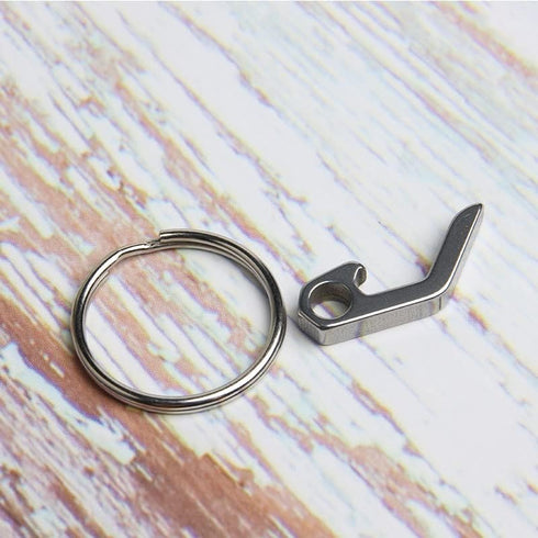 5Pcs EDC Mini Bottle Opener Keychain Tools Outdoor EDC Camping Equipment Pocket Lightweight Tools...