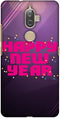 AMZER Slim Fit Handcrafted Designer Printed Snap On Hard Shell Case Back Cover with Screen Cleaning Kit Skin for Lenovo K8 Plus - Happy New Year H...