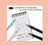 Prudiut 6 Pcs Waterproof Notepad Notebook 3 × 5" Write in the Rain Pocket Notebook Tactical Notepad Police Notepad Small Spiral Notebook for Outdo...