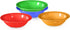 G.E.T. DN-904-MIX-EC Melamine Dessert Bowls, 5 Ounce, Mardi Gras Mix (Set of 4)...