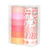 YUBBAEX 12 Rolls Pink Gold Washi Tape Set Masking Decorative Tapes (Pink Mix)...