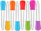 5ml Liquid Droppers Medicine Silicone and Plastic Pipettes Eye Dropper with Bulb Tip for Kids Candy Molds (8 Pack)...