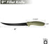 Swiss+Tech 9" Fillet Knife for Fish, Fishing Knife for Filleting and Boning, with Floating Foam Handle&Protective Sheath...
