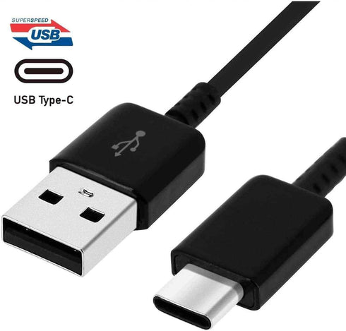 Fast Charger with USB Type C 6.6FT (2m) Cable & OTG Adapter for Samsung Galaxy S9/S9 Plus/S8/S8 Plus/S10/S10e/S10 Plus/Note 8/Note 9/A02/A21/A31/A...