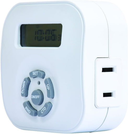 Westek TE1604WHB Weekly Digital Round Timer, Single Outlet, White...