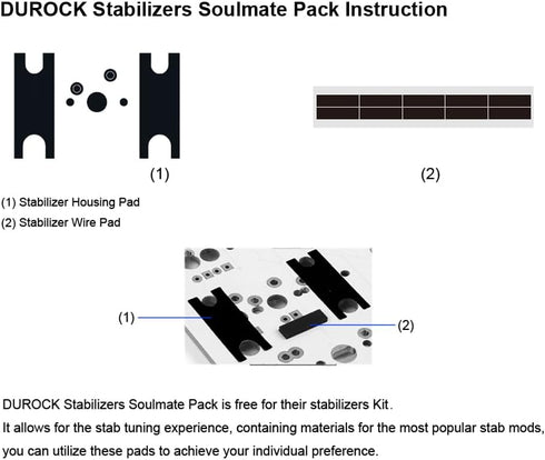 Stabilizer V3, Screw in Stabilizers with 2u 6.25u 7u Wires, PCB Mount Keyboard Stabilizers for Mechanical Keyboards (V3 Smokey 100% Kit)...