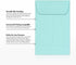 LUXPaper Coin Envelopes, Seafoam, 2 1/4-Inch x 3 1/2-Inch, 50-Count...