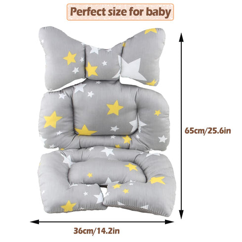 Infant Car Seat Insert, Newborn Car Seat Insert,KAKIBLIN Baby Stroller Liner Baby Car Seat Head Support,Toddler Car Seat Cushion Carseat Neck Supp...