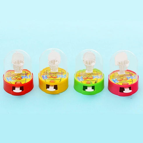 Random Color Mini Finger Basketball Shooting Game, Mini Handheld Desktop Table Basketball Game Toy for Development Educational for Reduce Stress K...