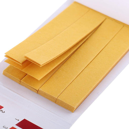 80 Strips Yellow Professional 1-14 Ph Litmus Paper Ph Tester Papers Ph Meters Indicator Paper Water Cosmetics Soil Acidity Test Strips Lab Consuma...