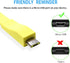 HUYUN 4ft/120cm USB Cable Compatible for Logitech UE Boom/Megaboom/Ultimate Ears MEGABLAST Speaker Yellow...