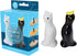 R&M International Black and White Pie Bird Vents, Set of 2...