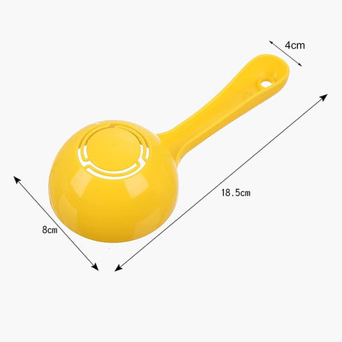 Yellow Rice Paddle Scoop Mold For Rice Ball Making,Serving Spoons Non-stick Sushi Mold Rice Ball Scooper Rice Spatula Kitchen Gadge for Home Kitch...