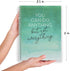 Softcover Not Everything 8.5" x 11" Motivational Spiral Notebook/Journal, 120 Checklist Pages, Durable Gloss Laminated Cover, White Wire-o Spiral....