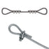 1/8 Inch M3 Wire Rope Cable Clip Clamp, 304 Stainless Steel, U Bolt Saddle Fastener, 22 Packs...