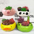 123Arts Ceramic Frog Planter Succulent Planter Hand Painted Flower Pot Animal Planter...